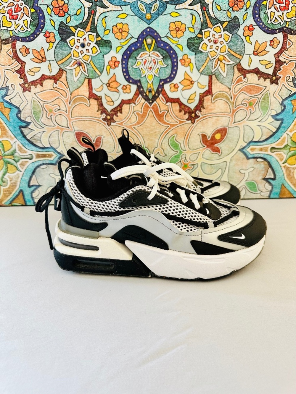 Women's Nike AIR MAX FURYOSA NRG - Silver and Black